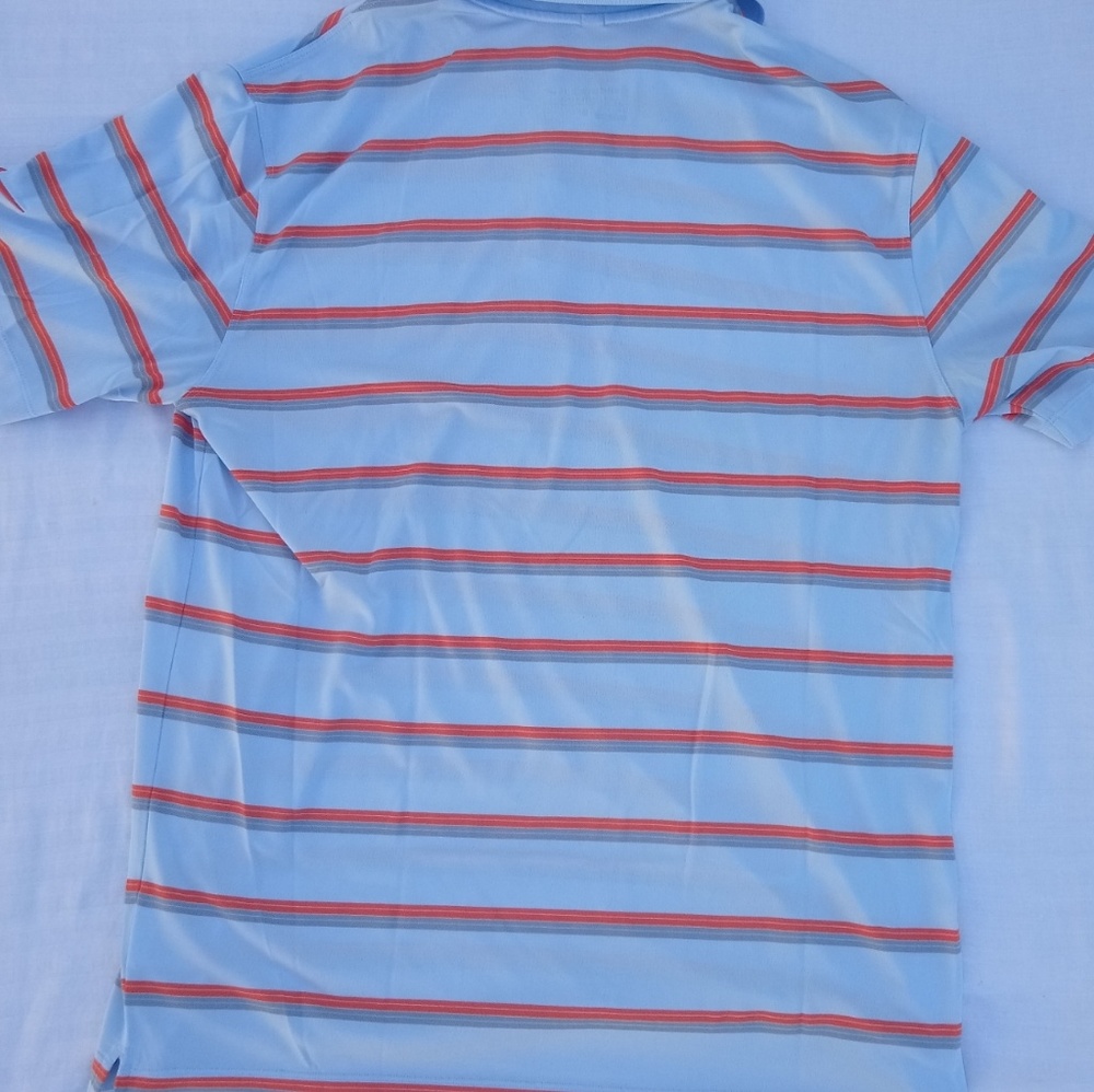 NIKE GOLF POLO shirt Large Gray orange - Picture 4 of 4